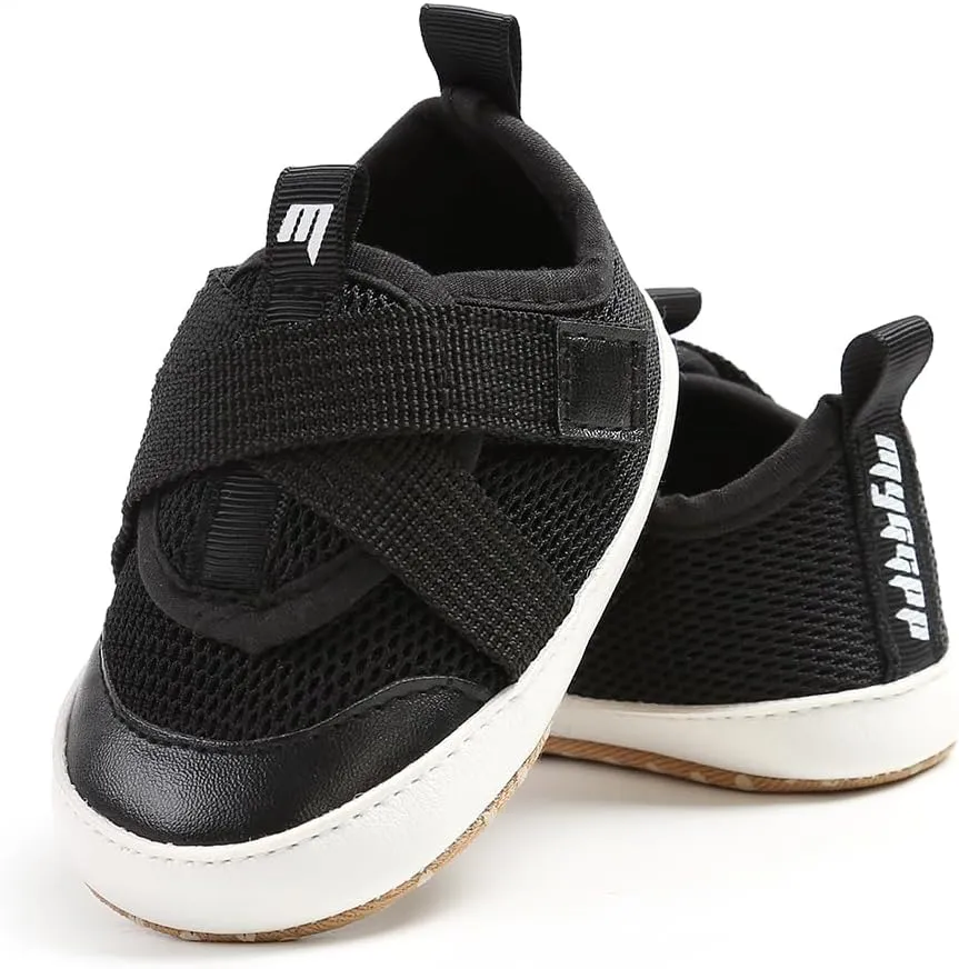 SOFMUO Baby Boy Girl Shoes Breathable Infant Mesh Sneakers Soft Newborn Moccasins Toddler First Walkers