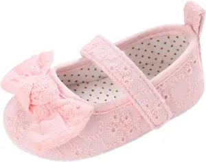 Spring and Summer Children Baby Infant Shoes for Girls Flat Sole Soft and Light Solid Color Cute Size 2 Shoes for Girls