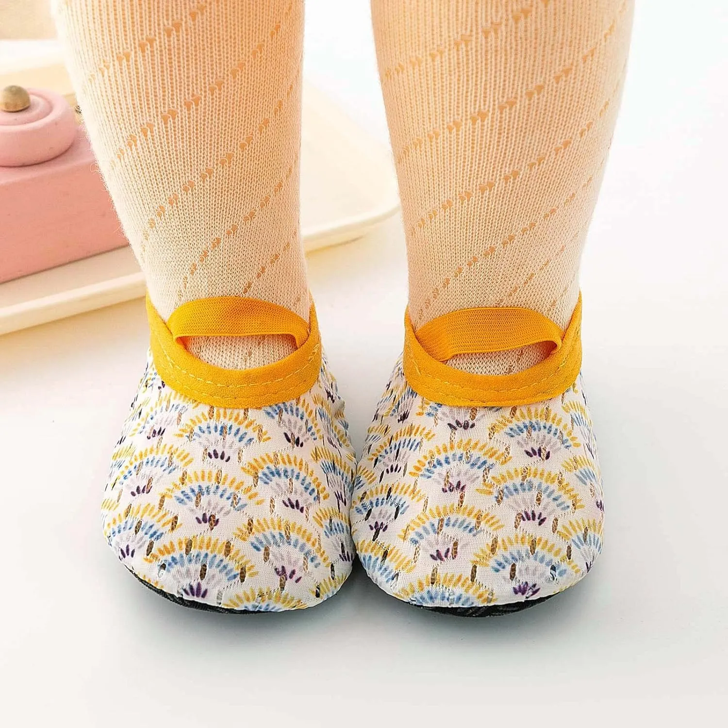 Spring and Summer Children Baby Toddler Shoes Boys and Girls Flat Bottom Lightweight Slip On Hollow Breathable Elastic Band Comfortable Shoes Kids Size 9