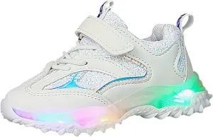 Spring Autumn Non Slip Soft Sole Baby Toddler LED Flashing Lights Shoes Boys Girls Kids Sports Shoes Shews for Girls