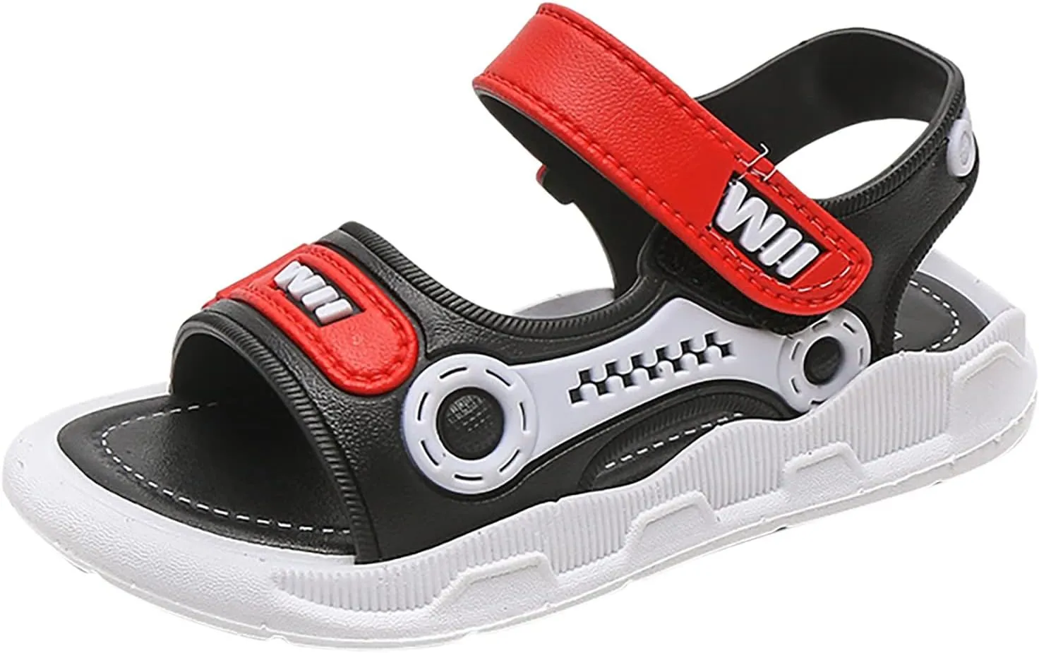 Summer Boys Rubber Bottom Non Slip Sandals Baby Cartoon Adjustable Design Shoes Fashion Sandals for Kids