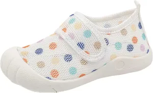 Summer New Hollowed Breathable Mesh Shoes Boys Baotou Anti Kick Sandals Girls Solid Color Beach Toddler Girl 8 Shoes