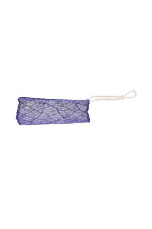 Sydney Pearl Blue Lace Glove