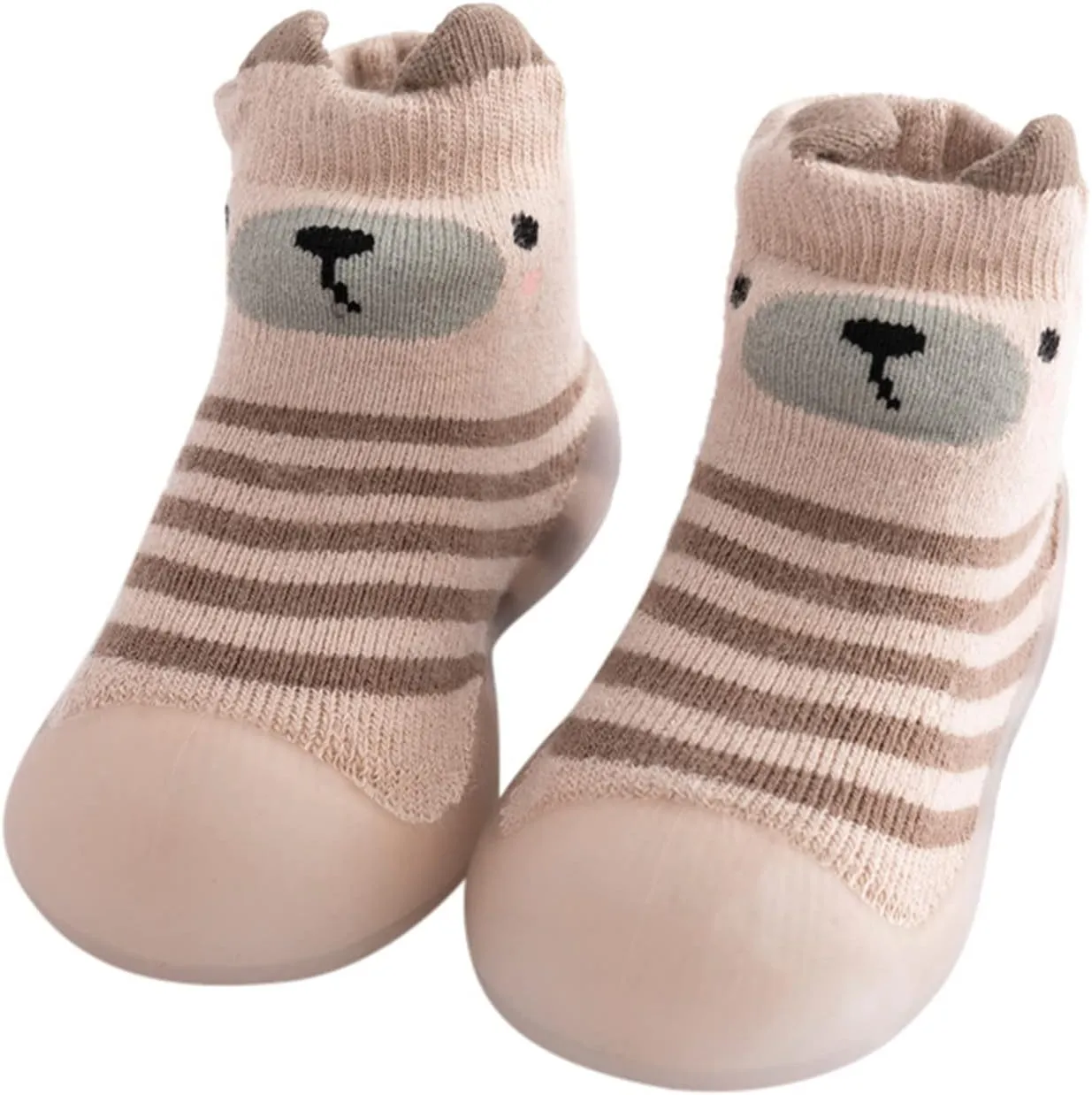 Teen Boy Slippers Kids Toddler Baby Boys Girls Solid Warm Knit Soft Sole Rubber Shoes Led Sandals for Boys