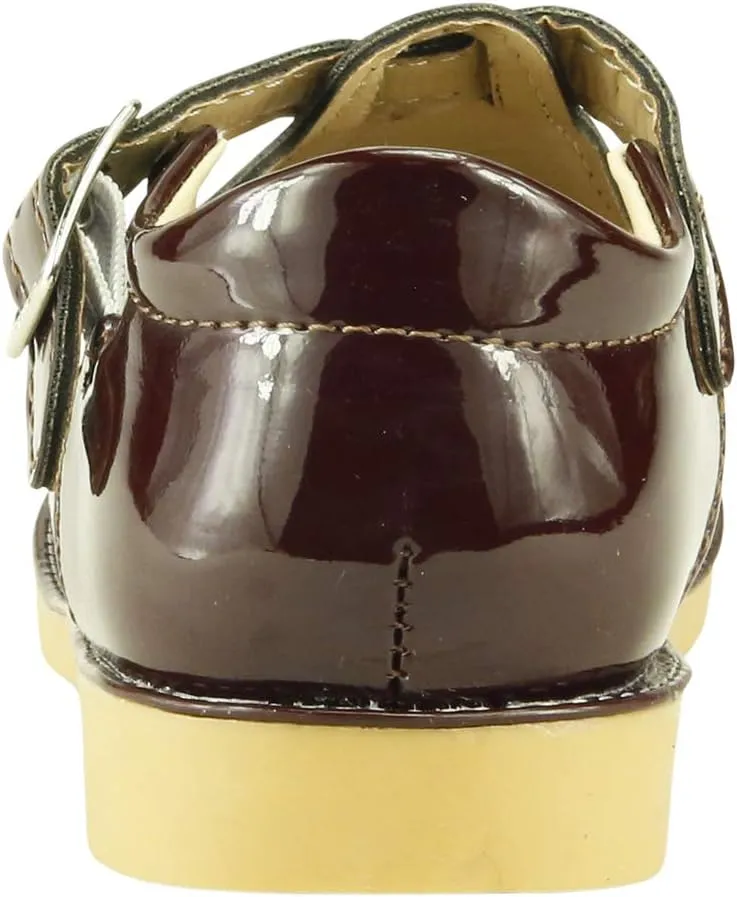 The Doll Maker Girl's Mary Jane Flat for Toddler/Little Kid School Dress Shoes