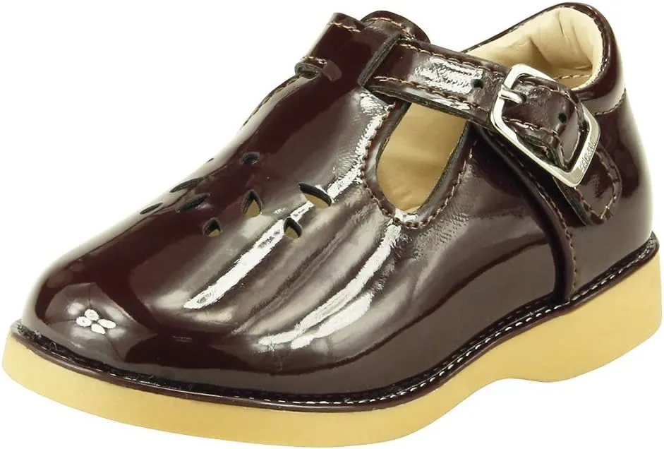 The Doll Maker Girl's Mary Jane Flat for Toddler/Little Kid School Dress Shoes