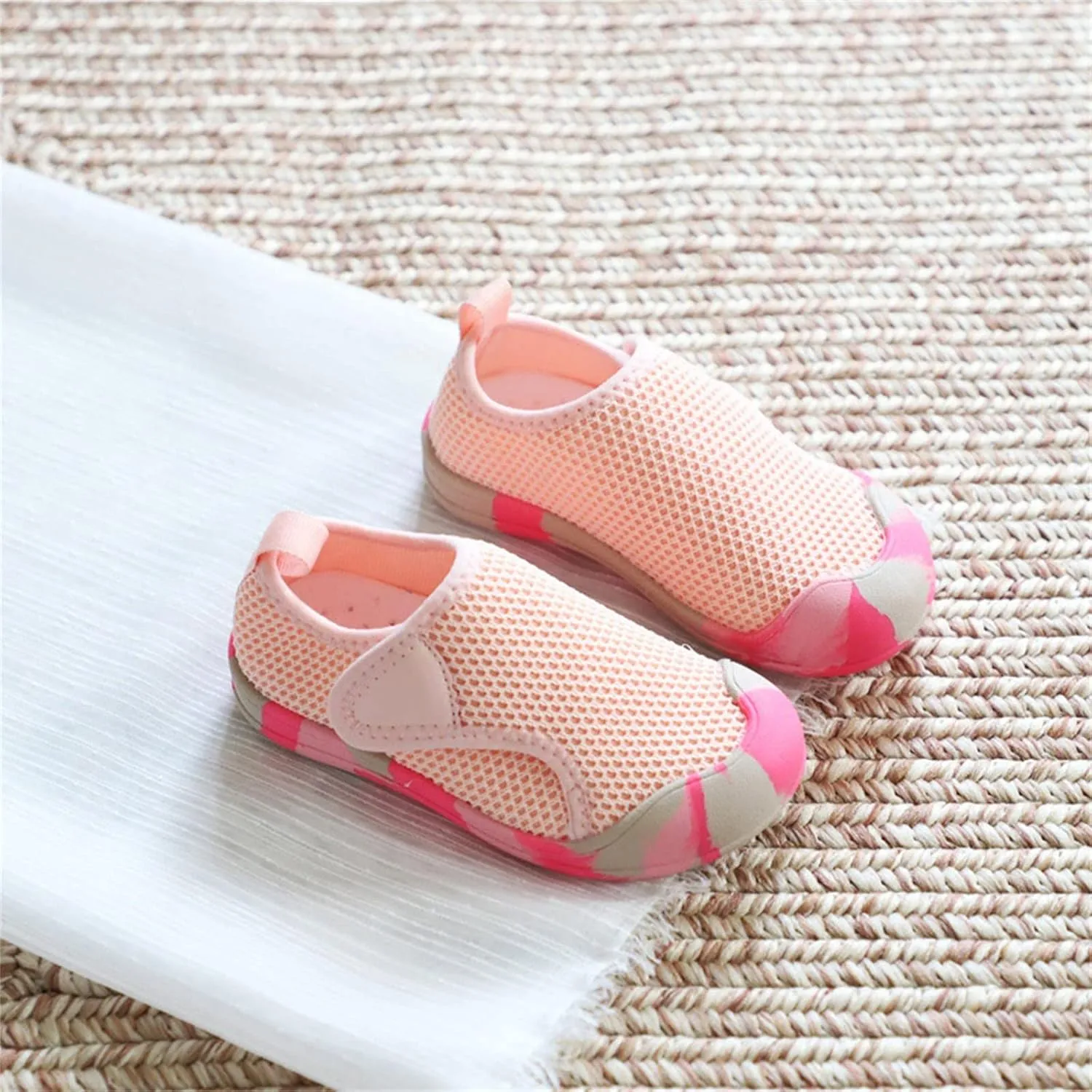 Toddler Baby Boy Girl Shoes Breathable Shoes Baotou Sneakers Mesh Baby Soft Sole Fashion Winter Toddler Shoes Girls