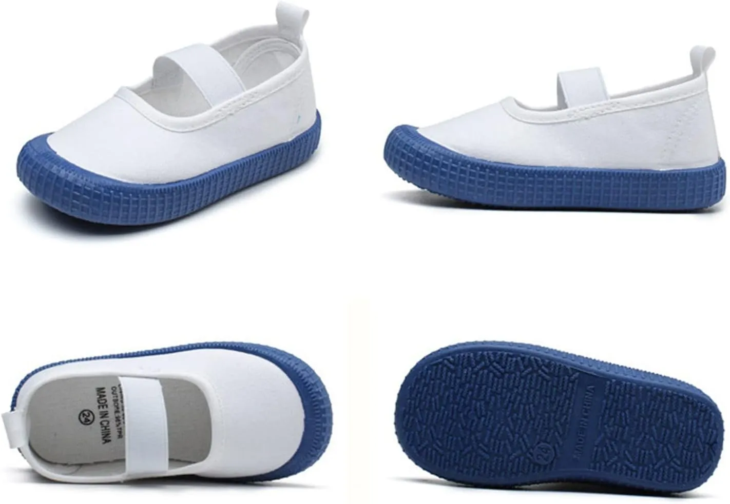 Toddler Baby Boy Girl Shoes Flat Shoes Bao Head One Foot Off Girl Canvas Shoes Baby Soft Sole Casual Underarm Our Girls