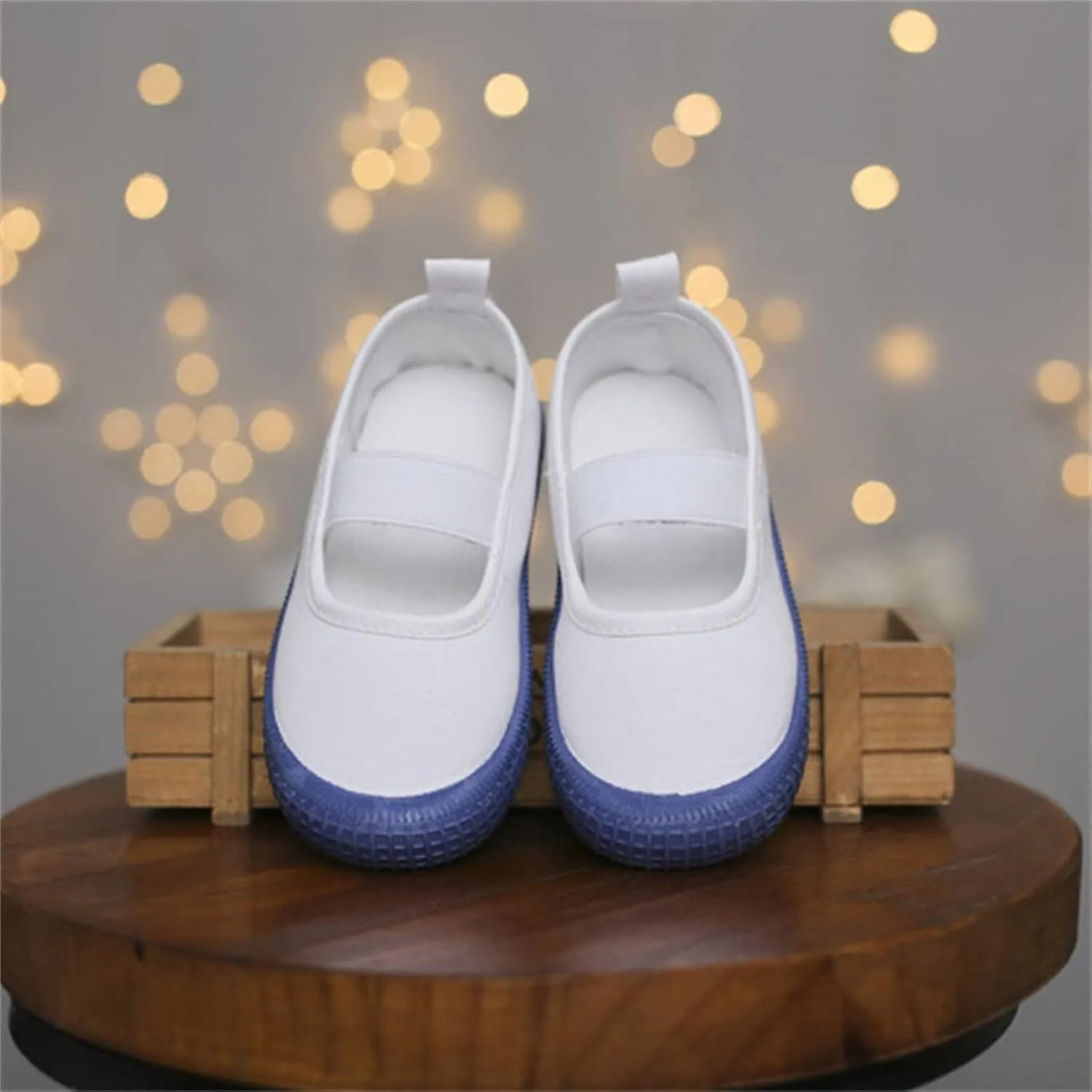 Toddler Baby Boy Girl Shoes Flat Shoes Bao Head One Foot Off Girl Canvas Shoes Baby Soft Sole Casual Underarm Our Girls