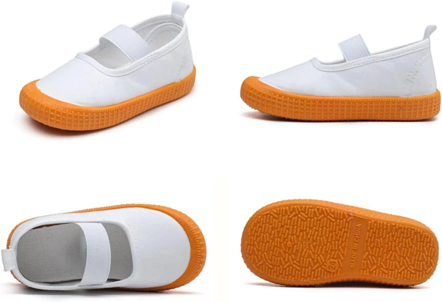 Toddler Baby Boy Girl Shoes Flat Shoes Bao Head One Foot Off Girl Canvas Shoes Baby Soft Sole Casual Underarm Our Girls