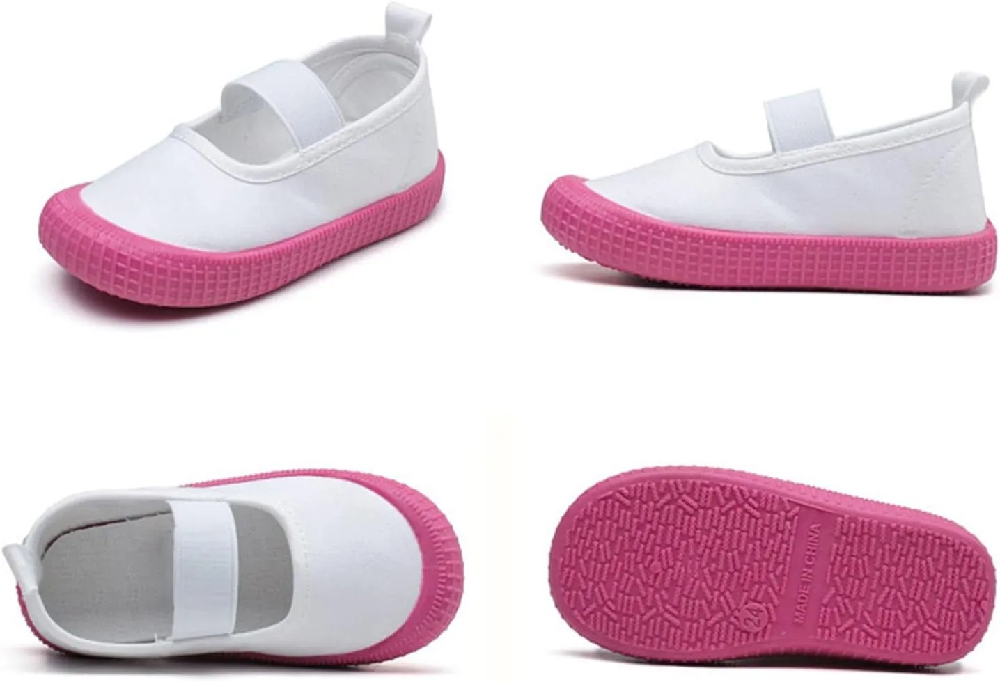 Toddler Baby Boy Girl Shoes Flat Shoes Bao Head One Foot Off Girl Canvas Shoes Baby Soft Sole Casual Underarm Our Girls