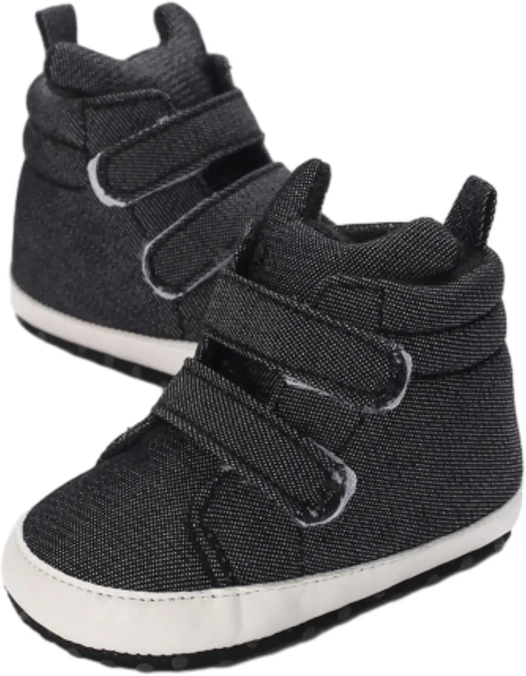 Toddler Baby Boys Girls High Tops Ankle Sneakers Soft Anti Slip Sole PU Leather Infant Newborn Shoes Size 12 Kids