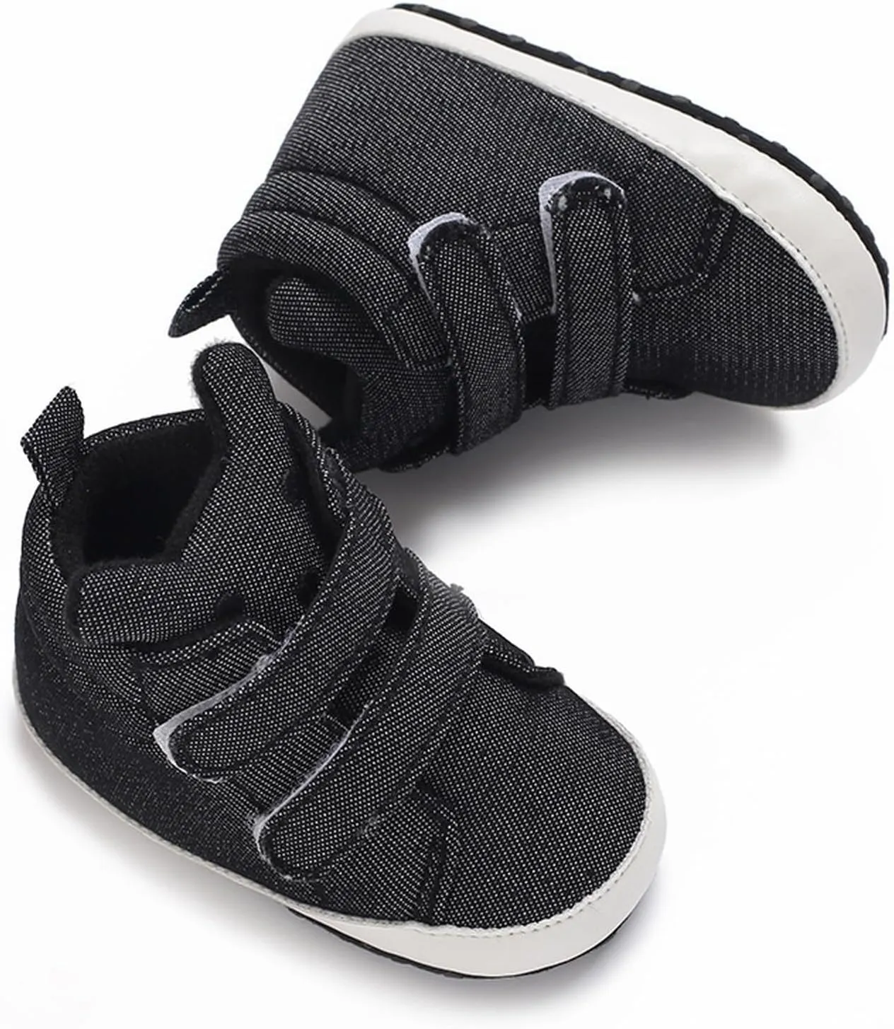 Toddler Baby Boys Girls High Tops Ankle Sneakers Soft Anti Slip Sole PU Leather Infant Newborn Shoes Size 12 Kids
