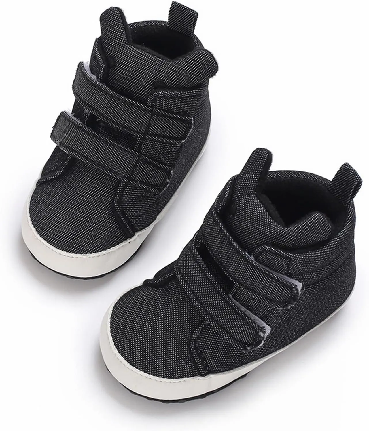 Toddler Baby Boys Girls High Tops Ankle Sneakers Soft Anti Slip Sole PU Leather Infant Newborn Shoes Size 12 Kids