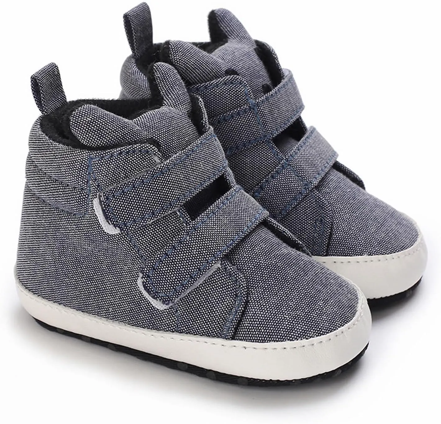Toddler Baby Boys Girls High Tops Ankle Sneakers Soft Anti Slip Sole PU Leather Infant Newborn Size 4 Toddler Girl Shoes