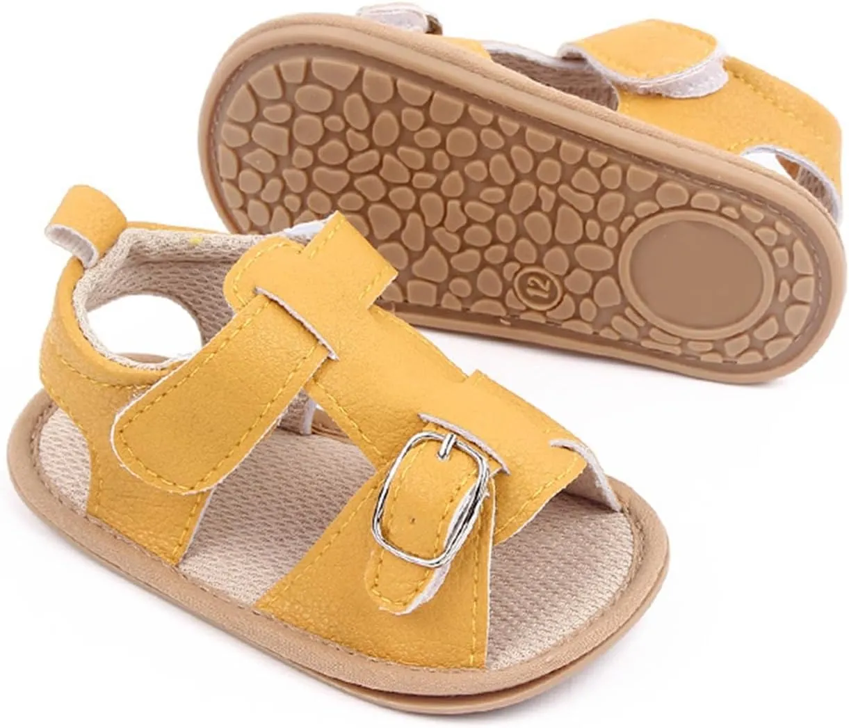 Toddler Baby Girl Sandals Summer Soft Sole Anti-Slip Crib Shoes Open Toe Princess Dress Flats Cute Infant First Walker Shoes