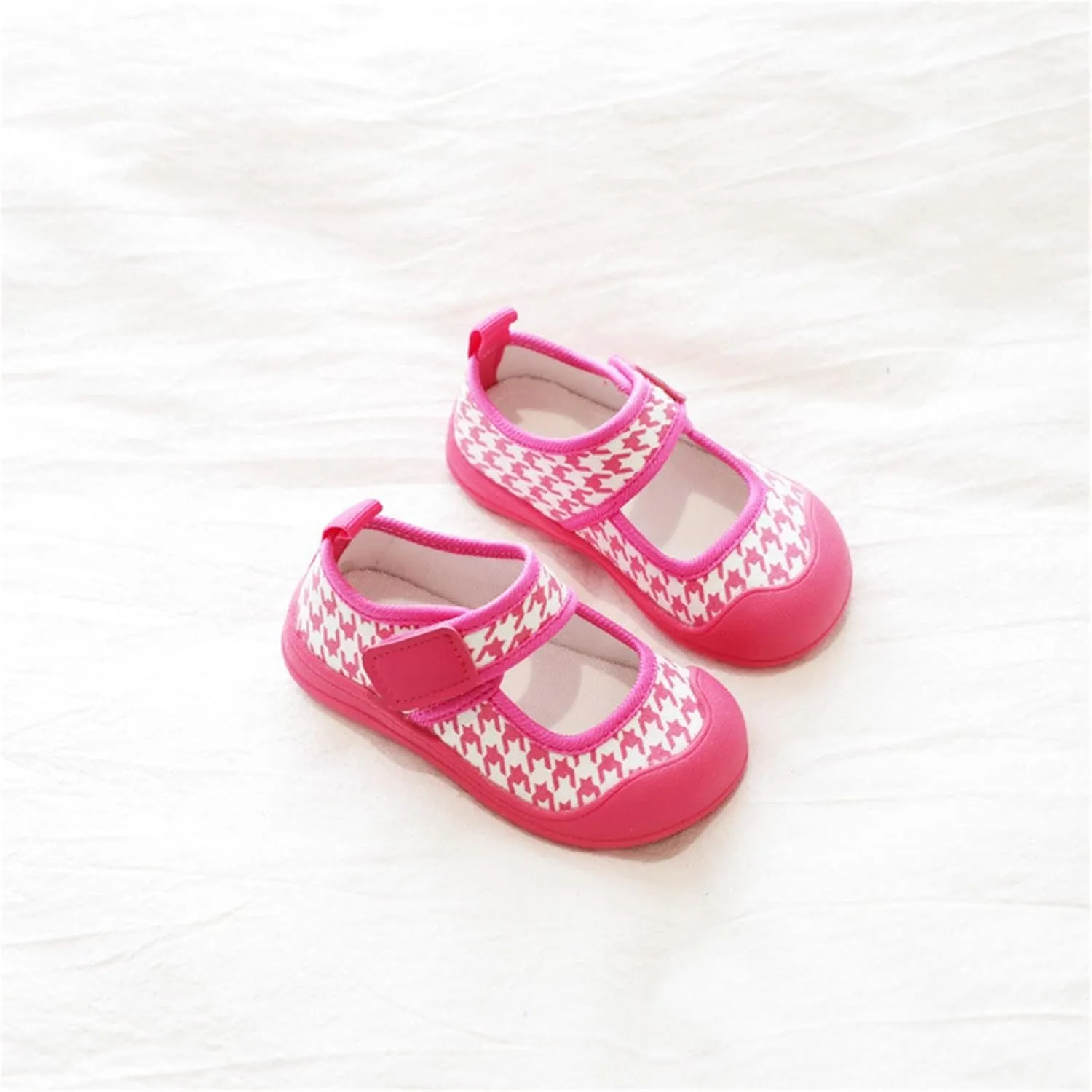 Toddler Baby Girl Shoes Canvas Shoes Baotou Sandals Baby Soft Soles Non Slip Suitable For 2 To 11 Girls Heels Size 1