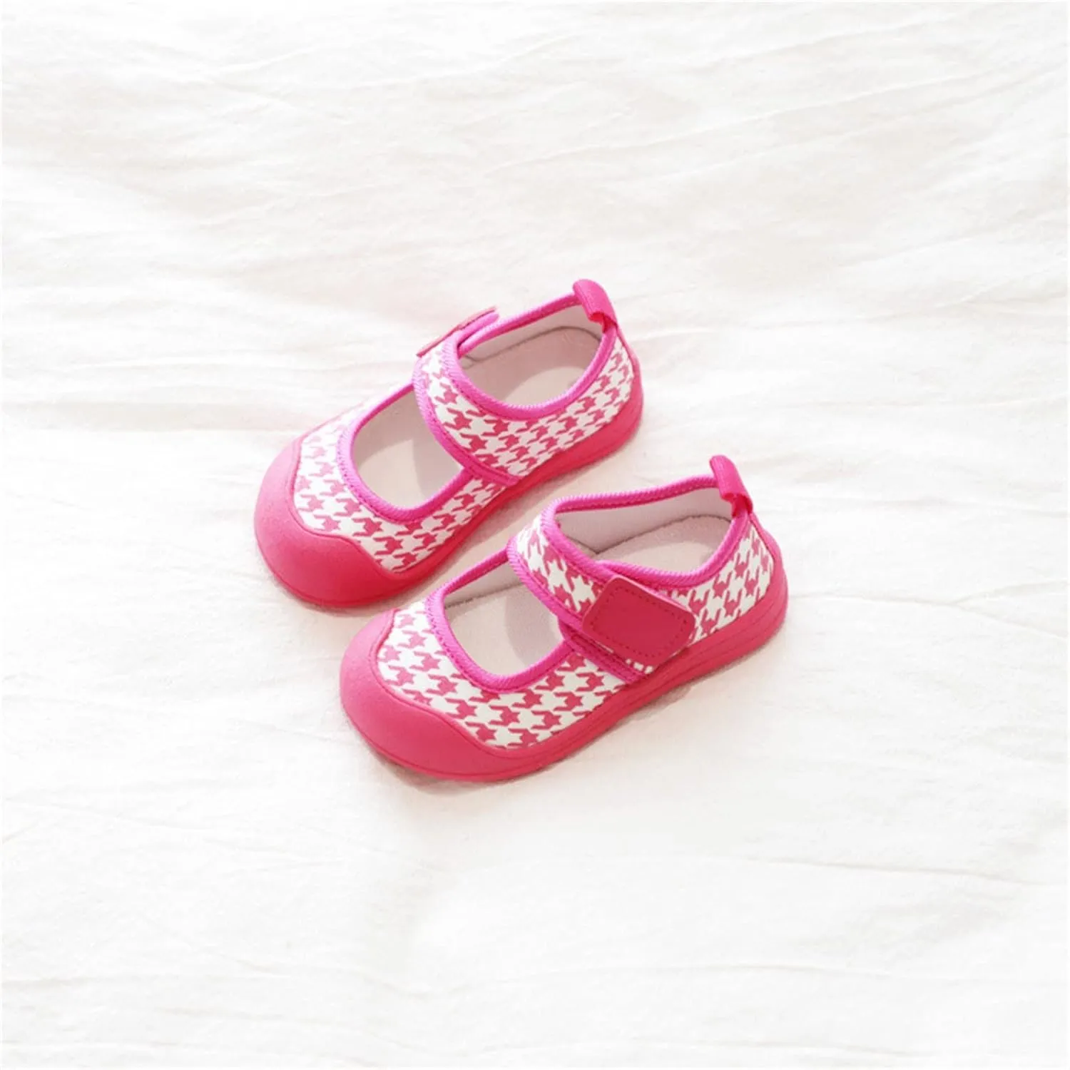 Toddler Baby Girl Shoes Canvas Shoes Baotou Sandals Baby Soft Soles Non Slip Suitable For 2 To 11 Girls Heels Size 1