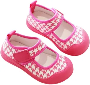 Toddler Baby Girl Shoes Canvas Shoes Baotou Sandals Baby Soft Soles Non Slip Suitable For 2 To 11 Girls Heels Size 1