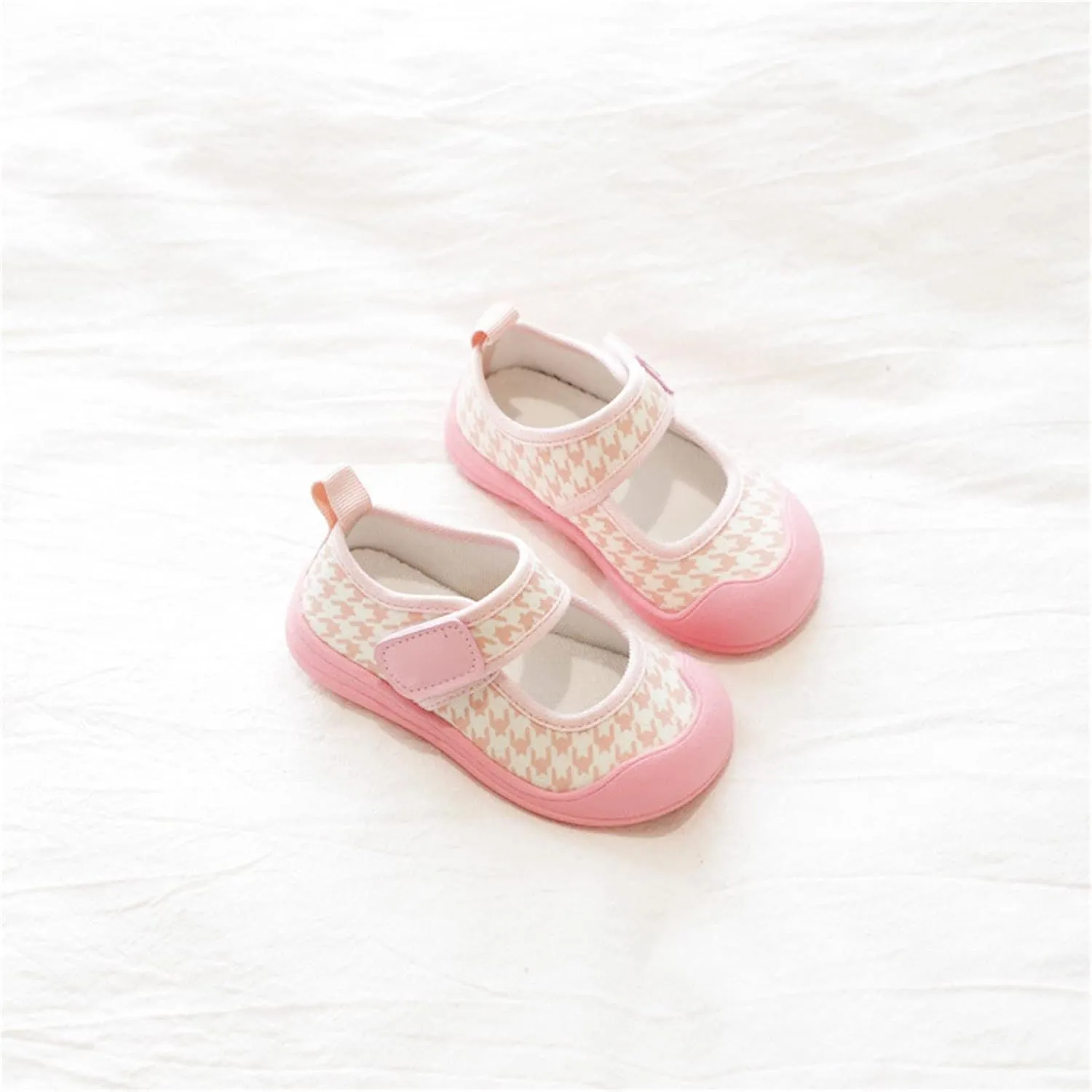 Toddler Baby Girl Shoes Canvas Shoes Baotou Sandals Baby Soft Soles Non Slip Suitable For 2 To 11 Girls Heels Size 1
