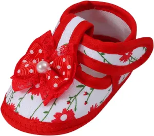 Toddler Baby Girls Cute Flower First Walking Sandals Lightweight Soft Sole Non-Slip Sneakers Princess Wedding Shoes