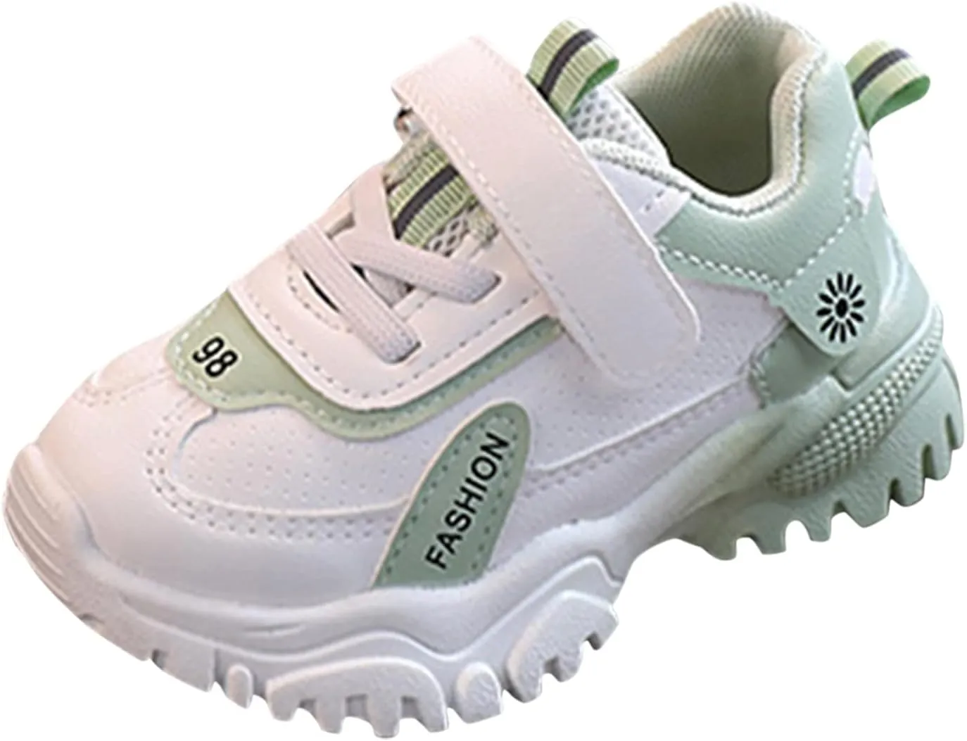 Toddler Baby Kid Girl Boy Shoes Soft Sole Non Slip Mesh Sandals Lightweight Sneakers Sport Shoes (Green, 9 Toddler)