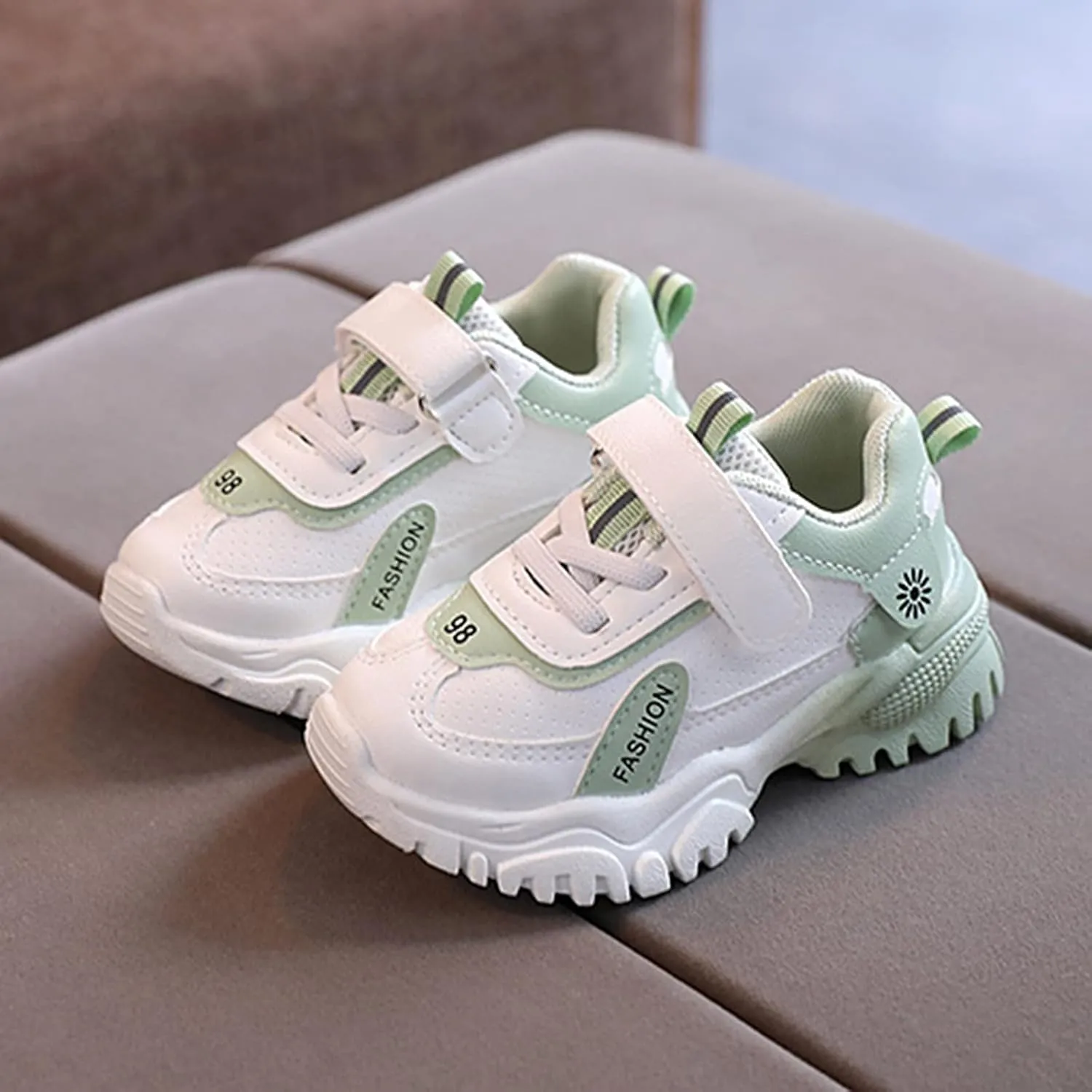 Toddler Baby Kid Girl Boy Shoes Soft Sole Non Slip Mesh Sandals Lightweight Sneakers Sport Shoes (Green, 9 Toddler)