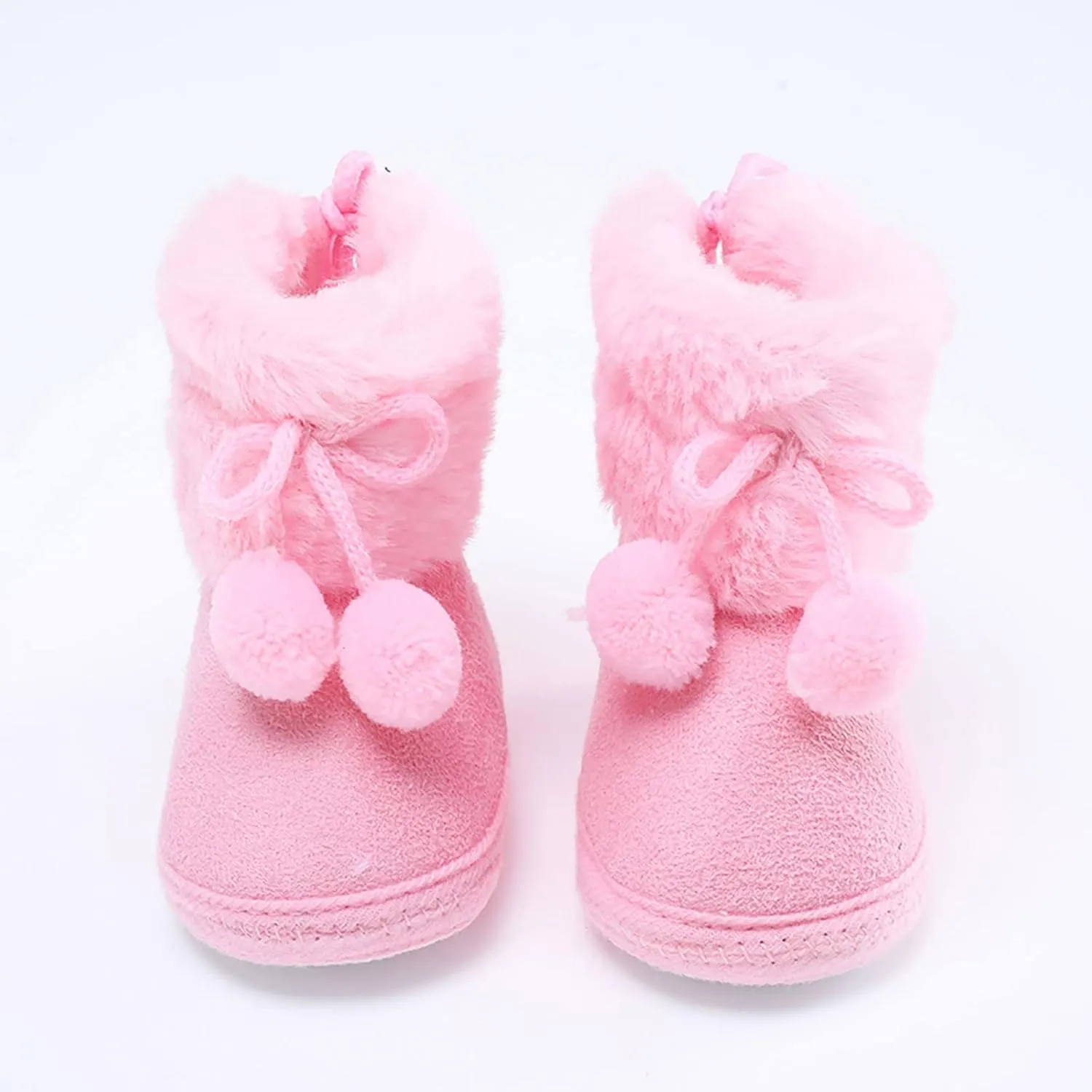 Toddler Boys Booties Girls Plush Snow Warming Shoes Baby Soft Boots Infant Baby Shoes Boy Tennis