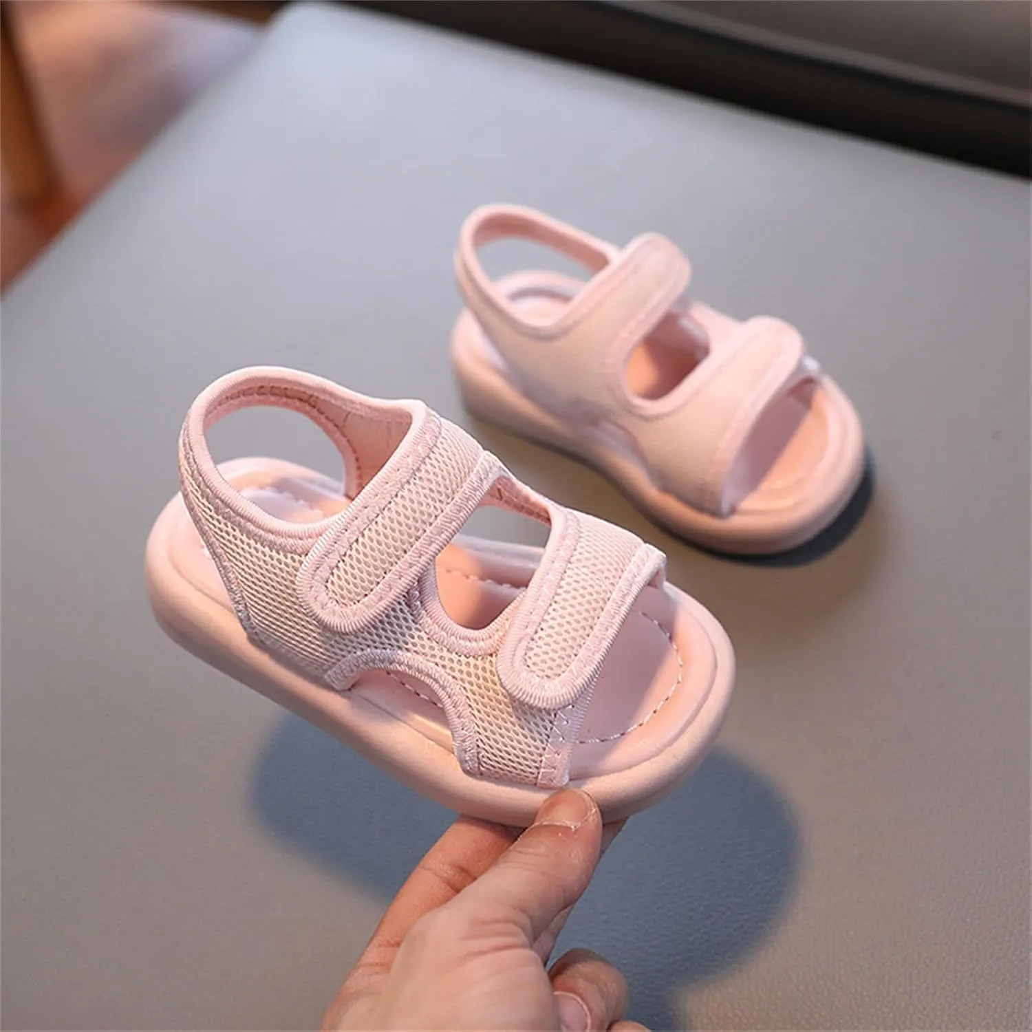 Toddler Casual Athletic Sport Sandals Big Kids Solid Soft Soles Beach Cloud EVA Quick Drying Pillow Slipper