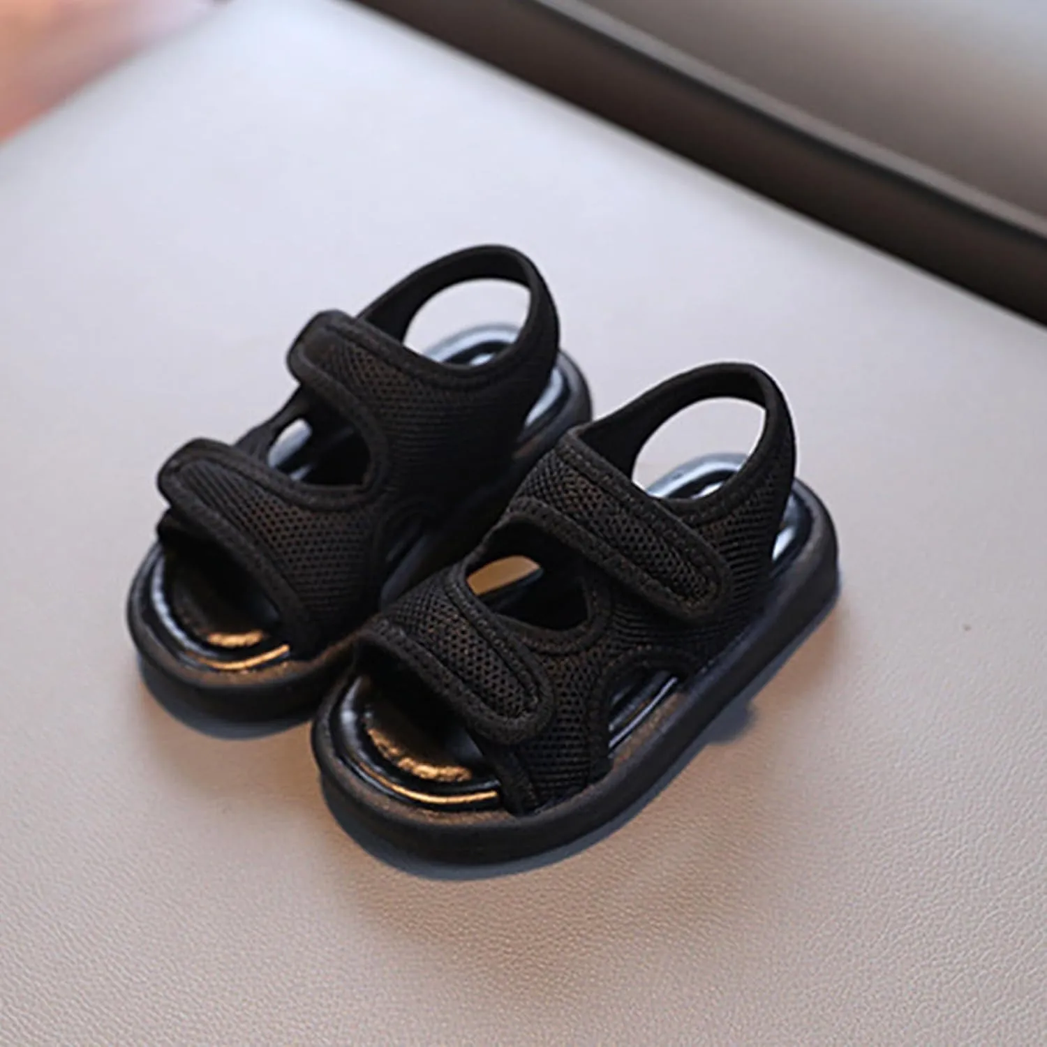 Toddler Casual Athletic Sport Sandals Big Kids Solid Soft Soles Beach Cloud EVA Quick Drying Pillow Slipper