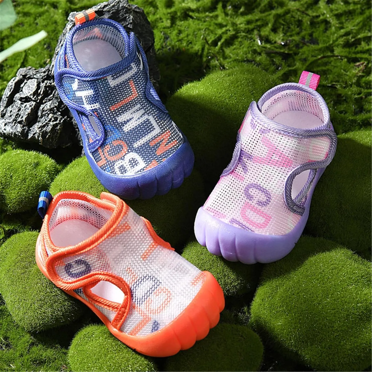 Toddler Cute Water Shoes Baby Boys Girls Qucik Dry Sport Beach Sandals Non-Slip Barefoot aqua Soft Sole Baby Shoes