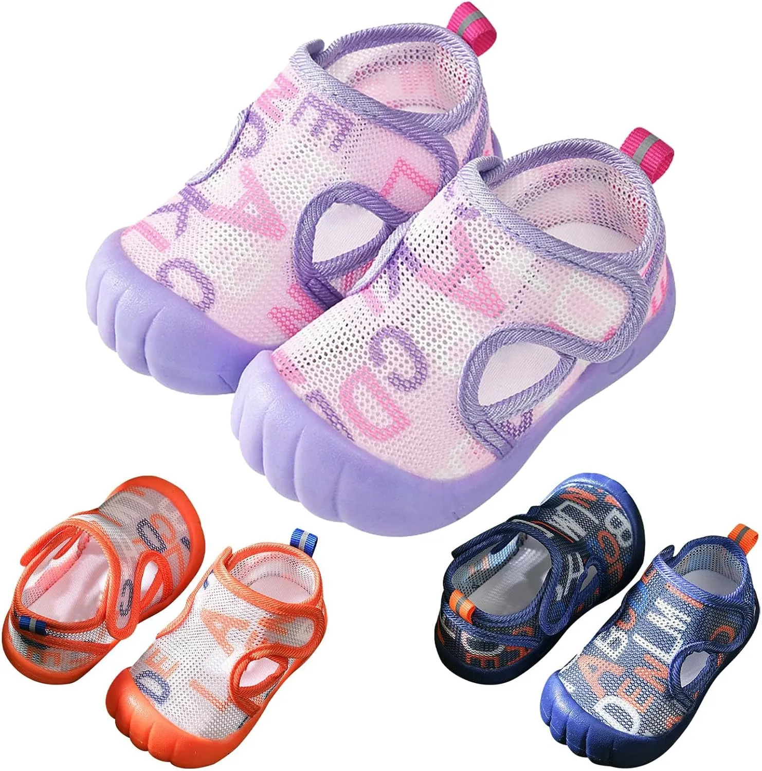 Toddler Cute Water Shoes Baby Boys Girls Qucik Dry Sport Beach Sandals Non-Slip Barefoot aqua Soft Sole Baby Shoes