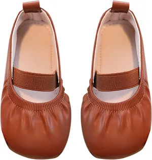 Toddler Flower Girl Dress Shoes Girl Ballet Party School Shoes Wedding Soft Soles with Soft Shoes for Girls Size 3