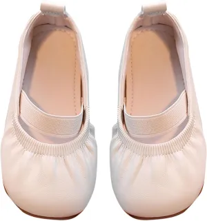 Toddler Flower Girl Dress Shoes Girl Ballet Party School Shoes Wedding Soft Soles with Soft Shoes for Girls Size 3