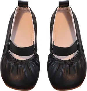 Toddler Flower Girl Dress Shoes Girl Ballet Party School Shoes Wedding Soft Soles with Soft Single Baby Shoes