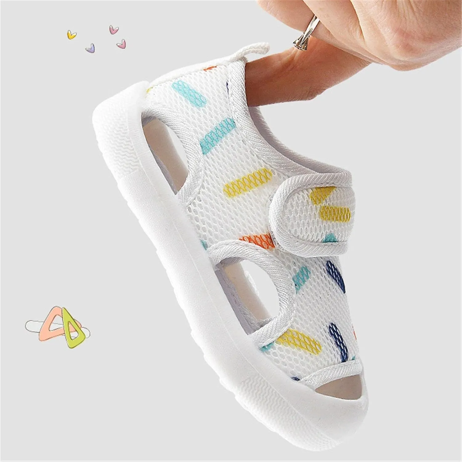 Toddler Girls Boys Shoes Sandals Flat Bottom Non Slio Half Open Toe Slip Breathable Soft Shoes Baby Girl Sandals 12-18 Months