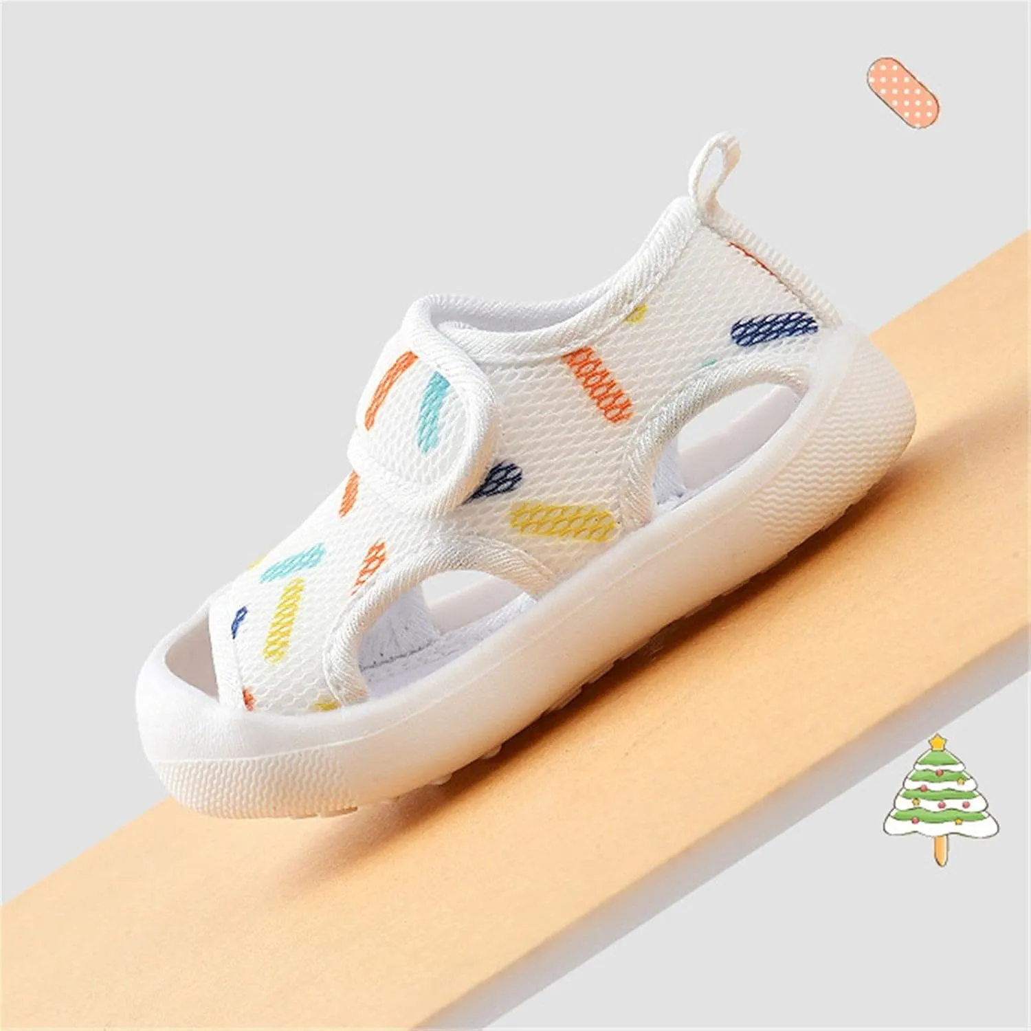 Toddler Girls Boys Shoes Sandals Flat Bottom Non Slio Half Open Toe Slip Breathable Soft Shoes Baby Girl Sandals 12-18 Months
