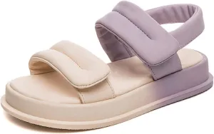 Toddler Girls Eva Sandals Outdoor Open Toe Soft Rubber Sole Beach Water Shoes Baby Leather Sandals for Girls