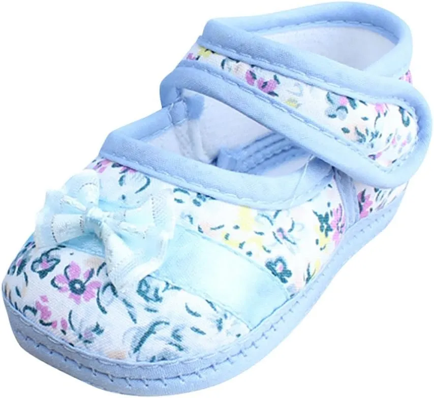Toddler Girls Light up Walking Shoes Print Girl Toddler Baby -slip Casual Soft Shoes Bowknot Sole Infant Shoes