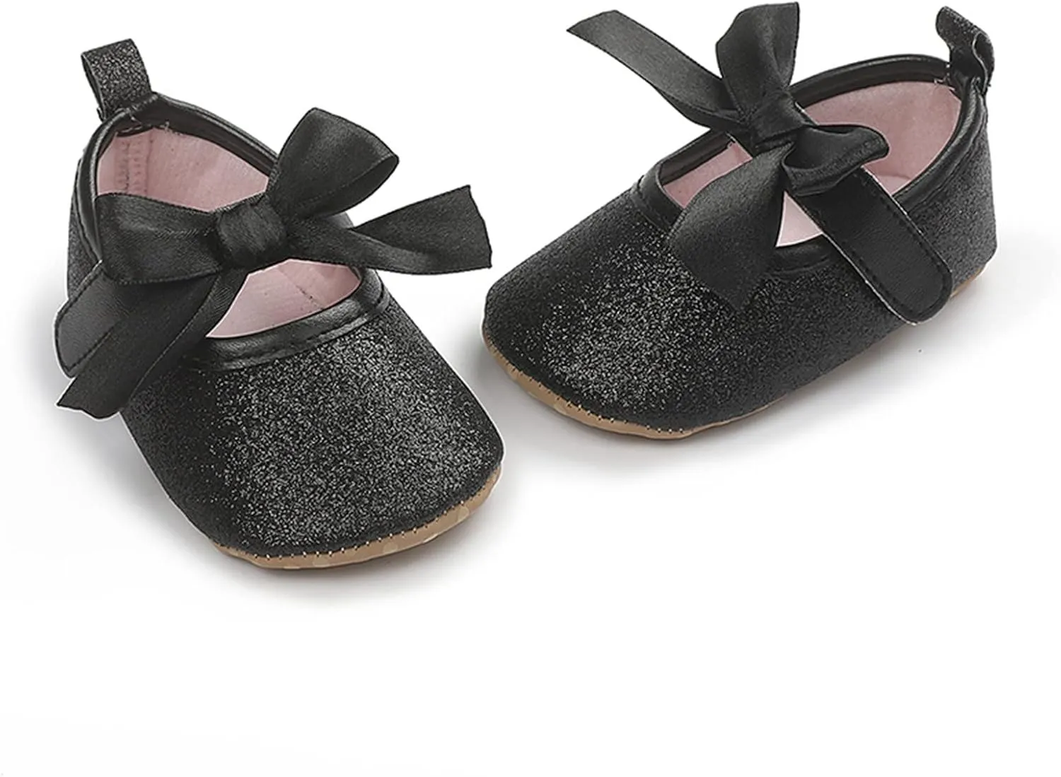 Toddler Kids Infant Girls Soild Bowknot Princress Shoes Floor Barefoot Non Slip First Walkers Shoes Girls Tennis Shoes
