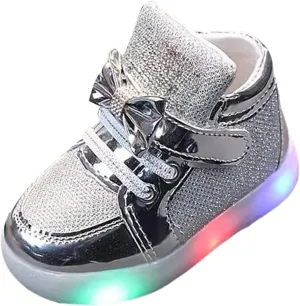 Toddler Kids Light Up Shoes Fashion LED Light Baby Shoes Casual Children Shoes Boys Girls Fashion Tennis Sneakers