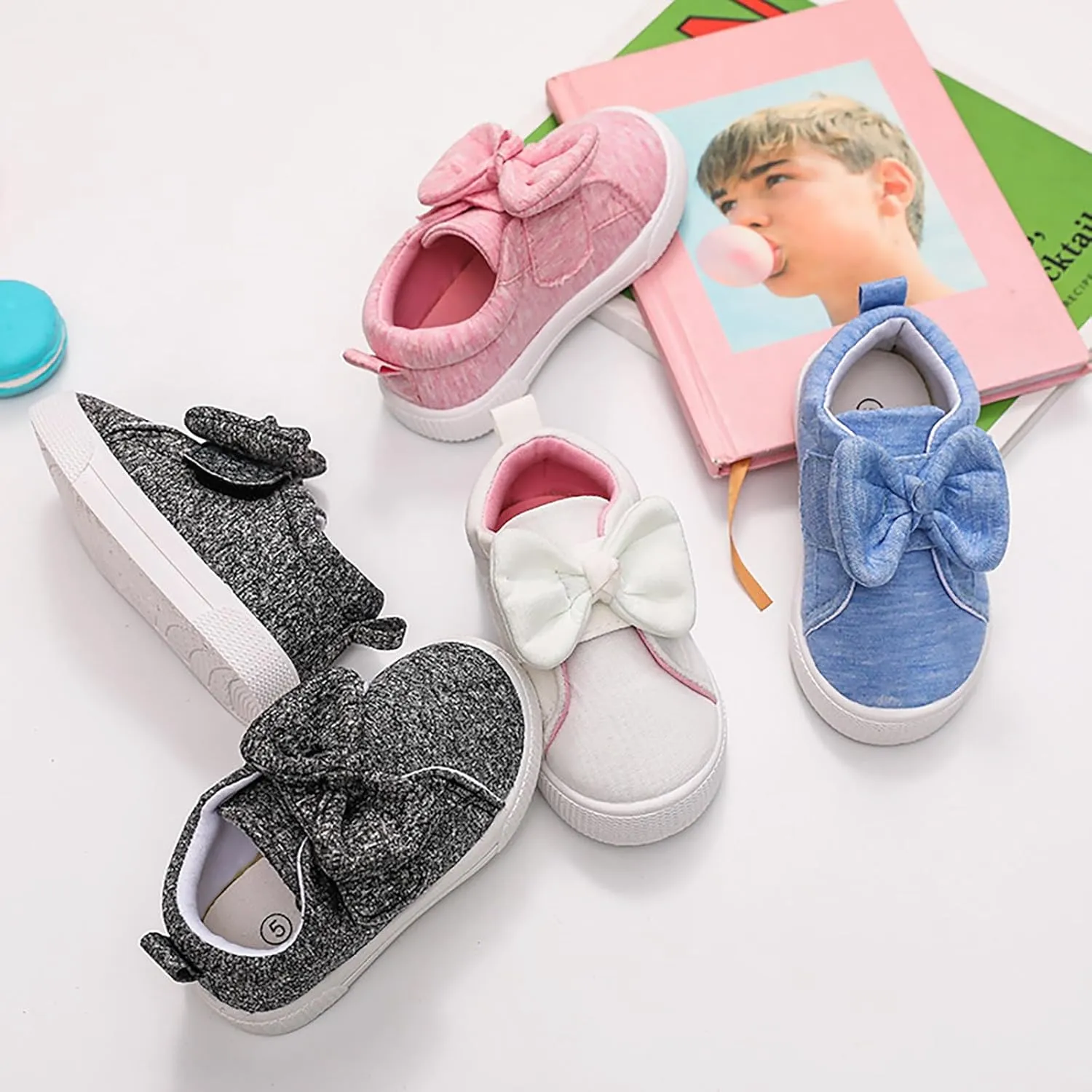 Toddler Lightweight Sneakers Walking Shoes for Kids Casual Running Tennis Non-Slip Shoes Girls First alkers Flat Shoes