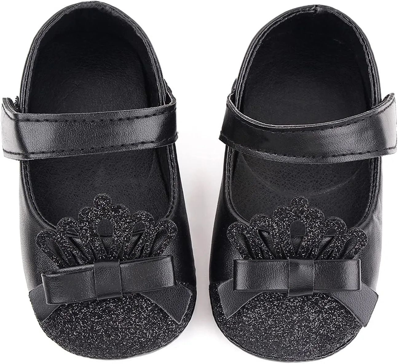 Toddler Slip on Shoes Princess Walking Leather Soft Shoe Shoe Toddler First Kids Crown Girls Baby Shoes Leather Baby Girl Shoes