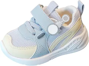 Toddler Slip On Sneakers Baby Walking Shoes Non-Slip Breathable Boys & Girls Tennis Shoes Infant Mesh Running Shoes