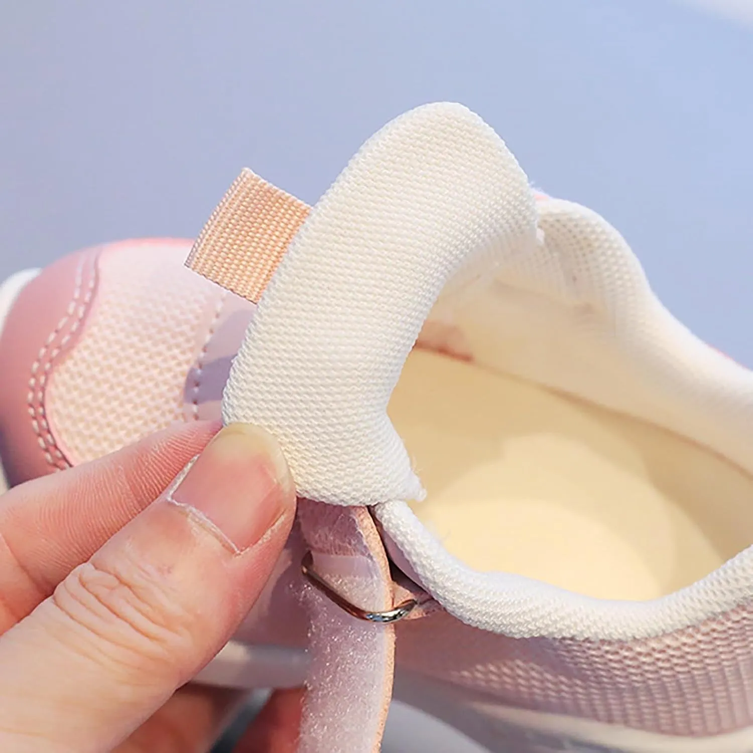 Toddler Slip On Sneakers Baby Walking Shoes Non-Slip Breathable Boys & Girls Tennis Shoes Infant Mesh Running Shoes