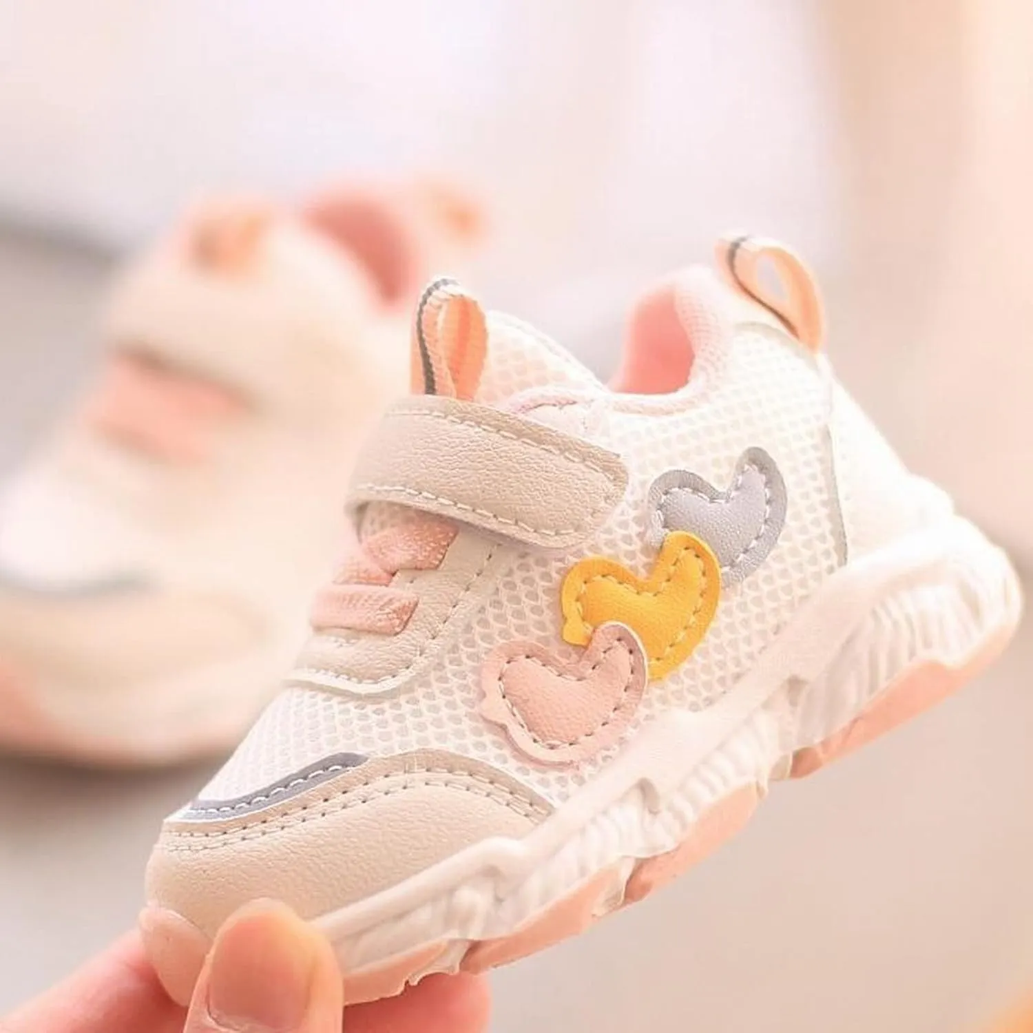 Toddler Slip On Sneakers Baby Walking Shoes Non-Slip Breathable Boys Girls Tennis Shoes Infant Running Shoes