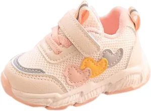 Toddler Slip On Sneakers Baby Walking Shoes Non-Slip Breathable Boys Girls Tennis Shoes Infant Running Shoes