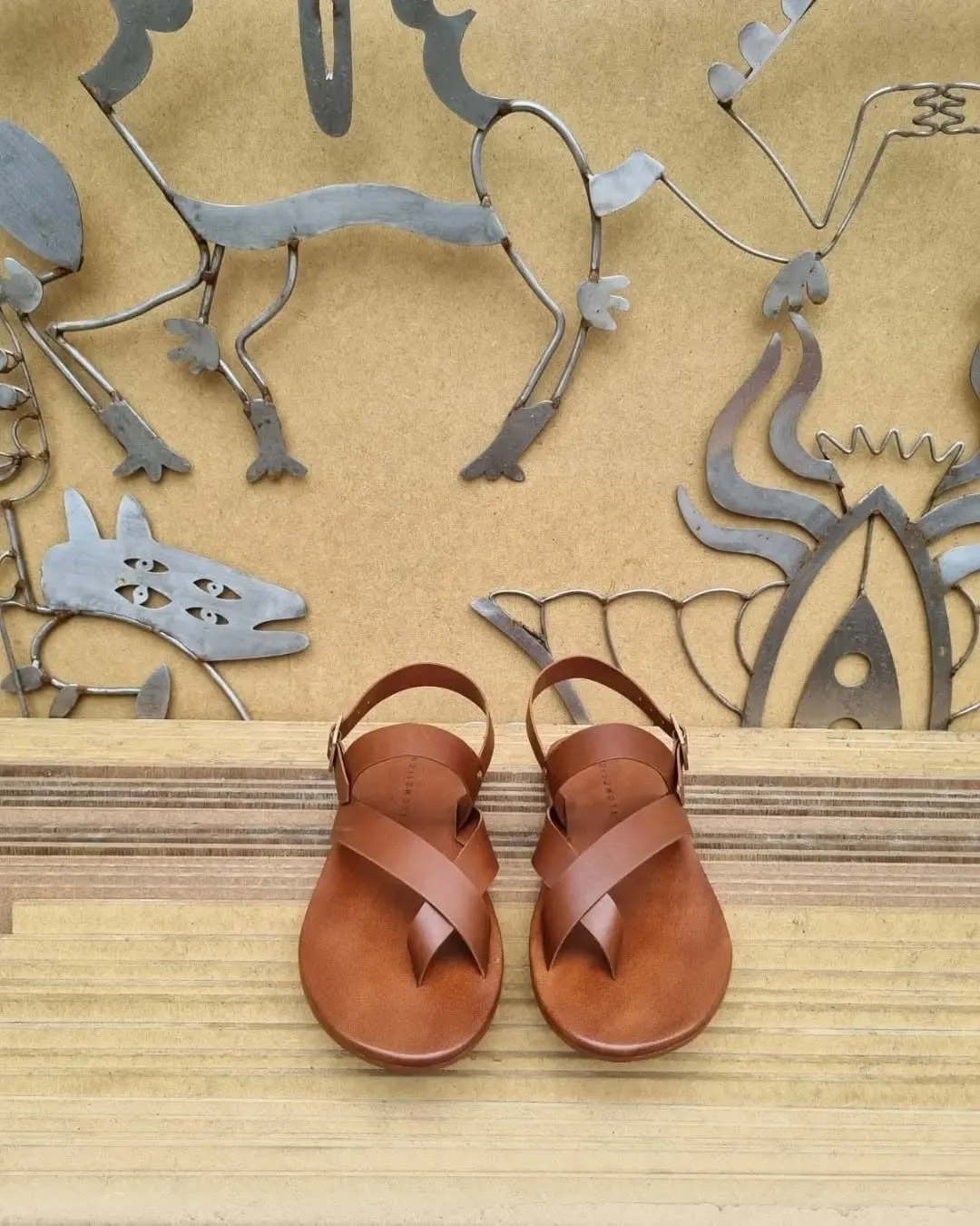 Tri-Strap Mens Sandals